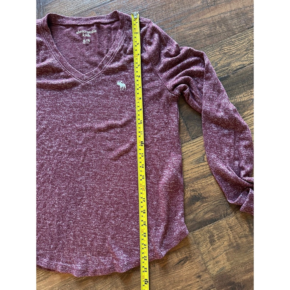 Abercrombie Kids Girls Sweater Top Long Sleeve Maroon, Size 15/16. EUC! - Picture 5 of 8